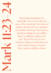 Mark 11:23-24